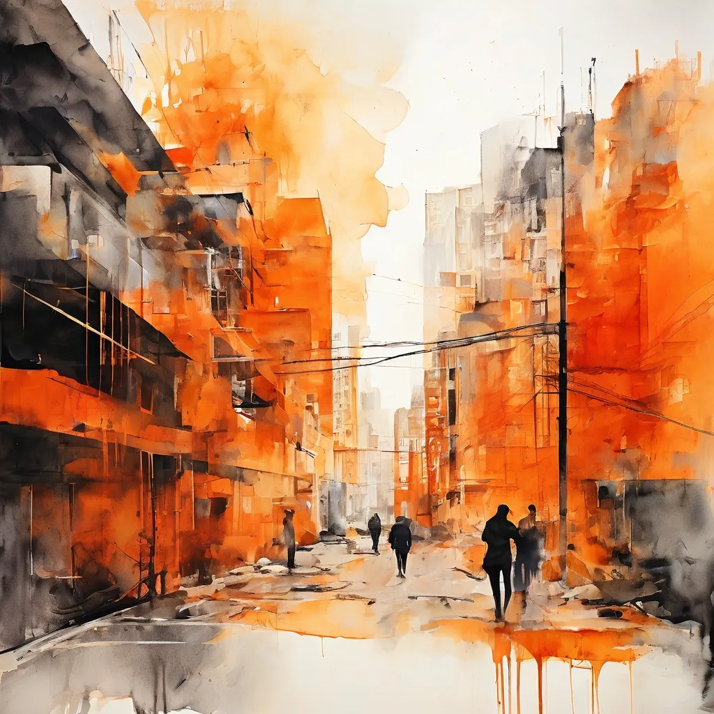 A conceptual image representing the powerful and introspective photography style of Myriam Boulos, the 2025 Foam Paul Huf Award winner, reflecting themes of urban life and human resilience in a contemporary setting.