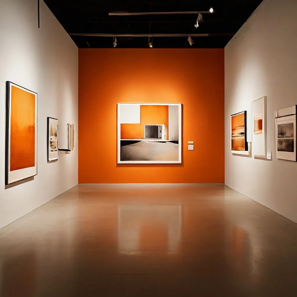 Artistic display of black and white photography at an exhibition featuring works by Inge Morath in Pordenone.