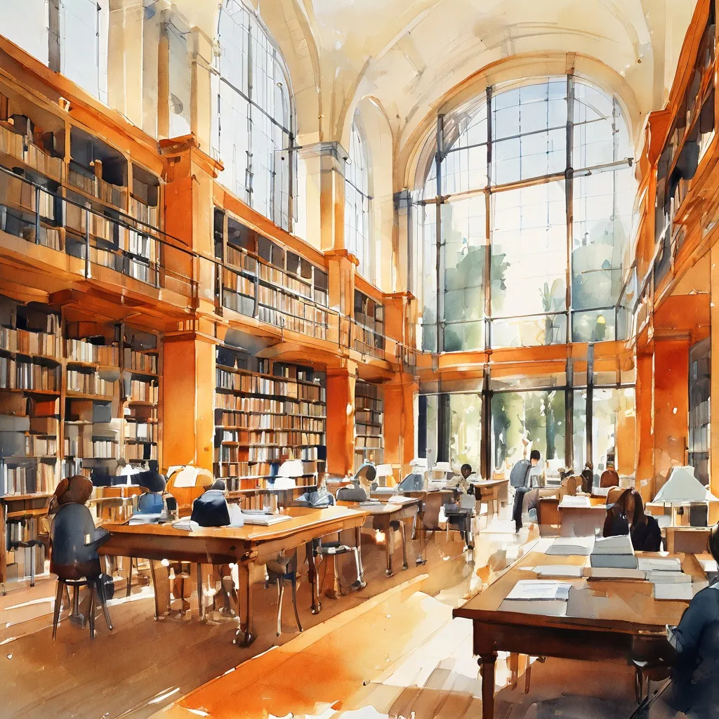 Het interieur van het moderne BRON-onderzoekscentrum met studieruimtes en boekenplanken in het Gezellehuis.