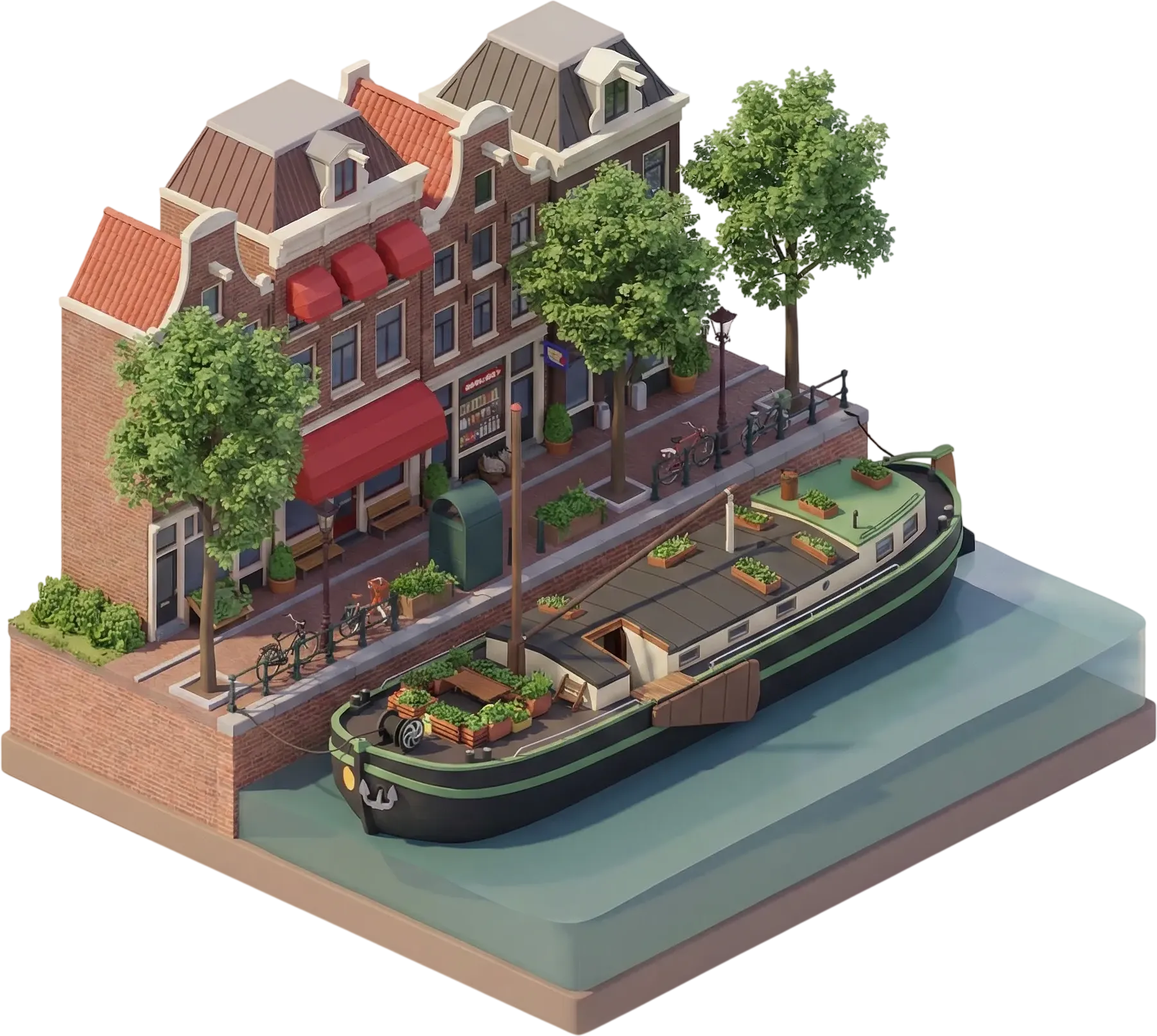 Información para Visitantes del Museo Flotante de Ámsterdam