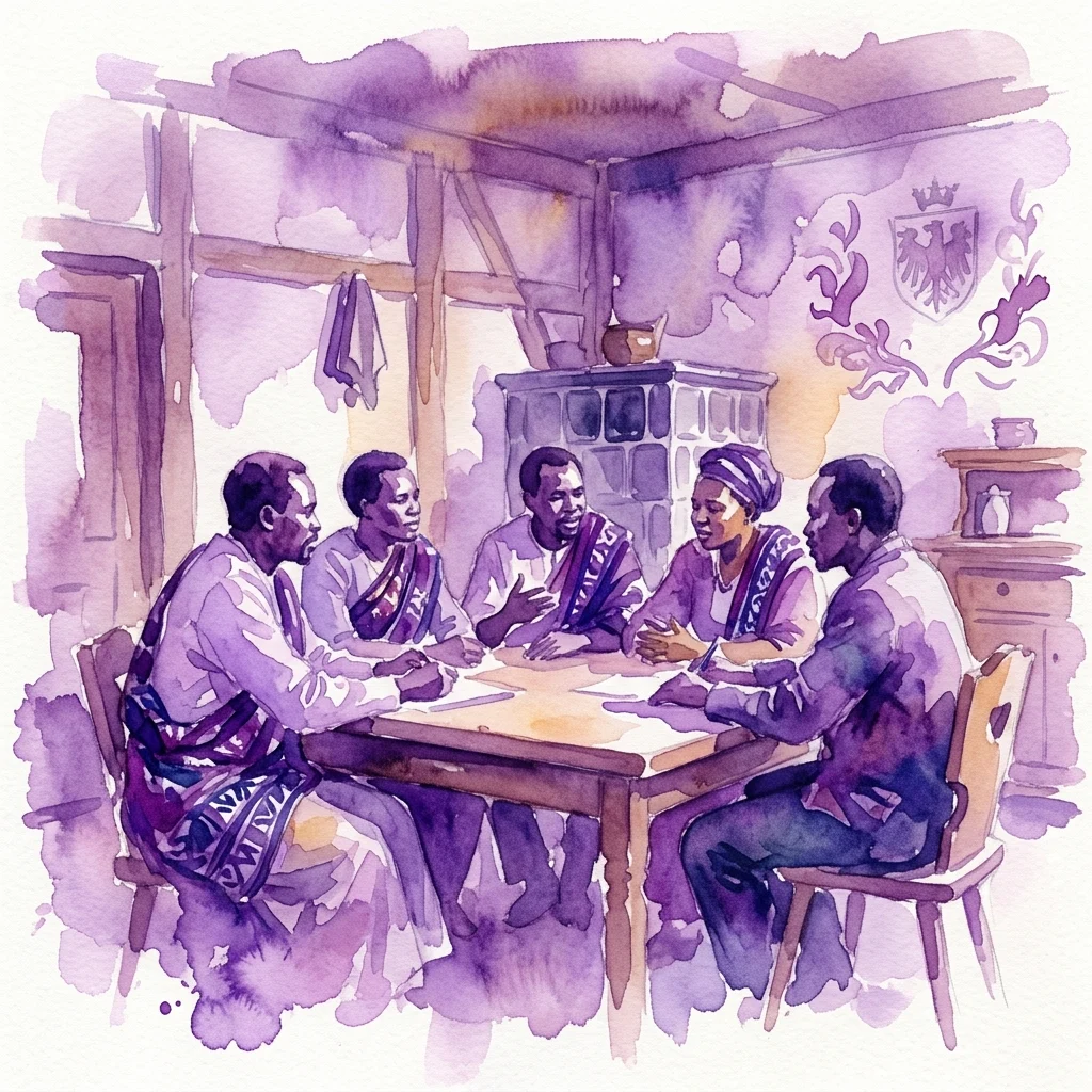 Grafika wystawy 15 czerwca 1985, Uganda: Historia świata w Weinviertel w House of Austrian History