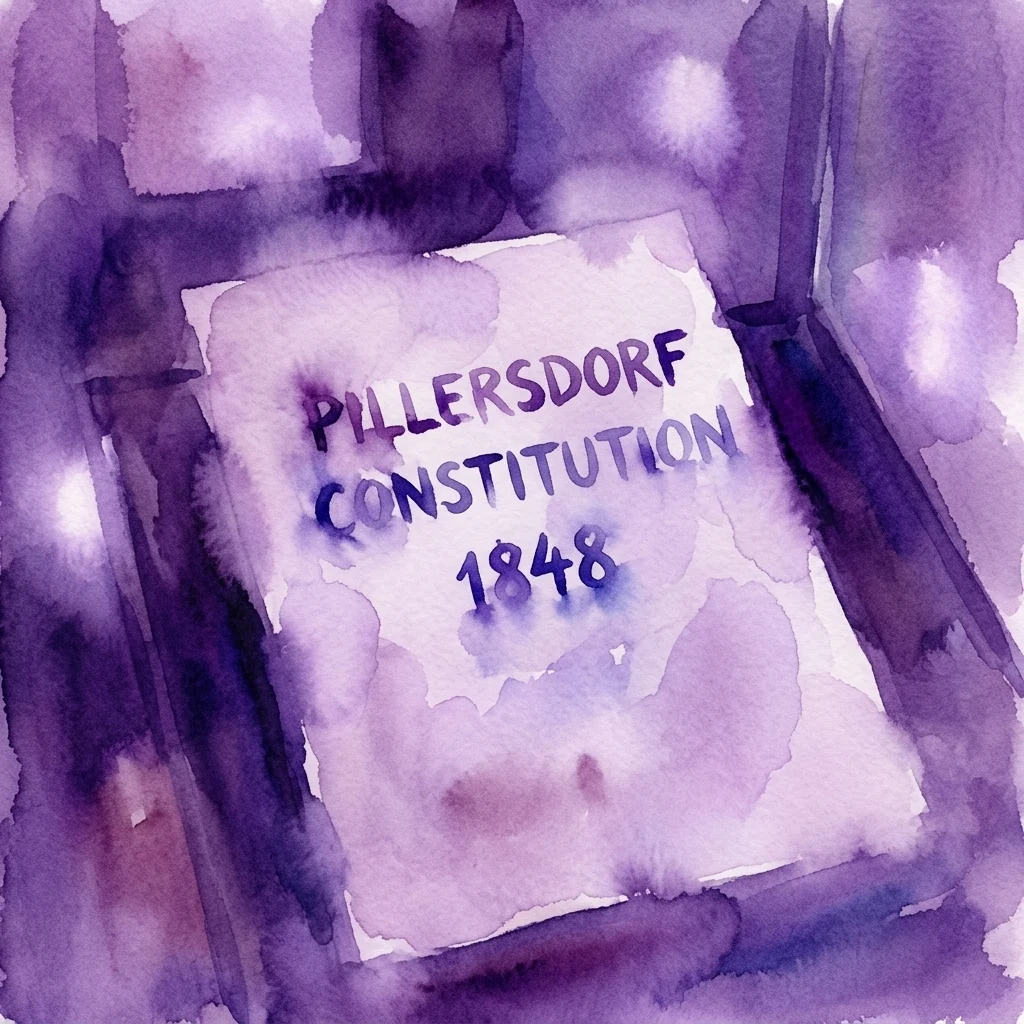 1848: Pillersdorf Constitution - Austria's First Fundamental Law exhibition visual from House of Austrian History