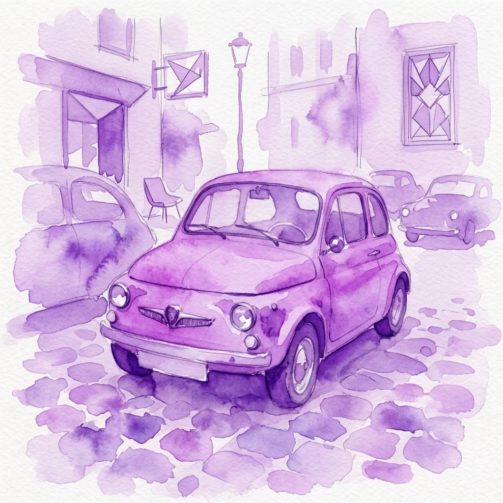 Grafika wystawy 1957: Wprowadzenie Steyr-Puch 500, Mod. FIAT w House of Austrian History
