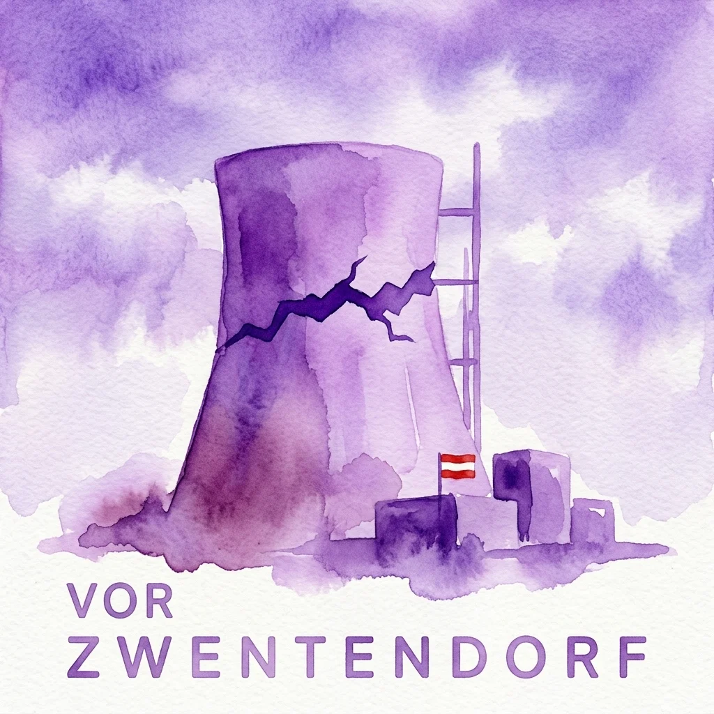 Grafika wystawy 1969–1978: Elektrownie jądrowe w Austrii w House of Austrian History