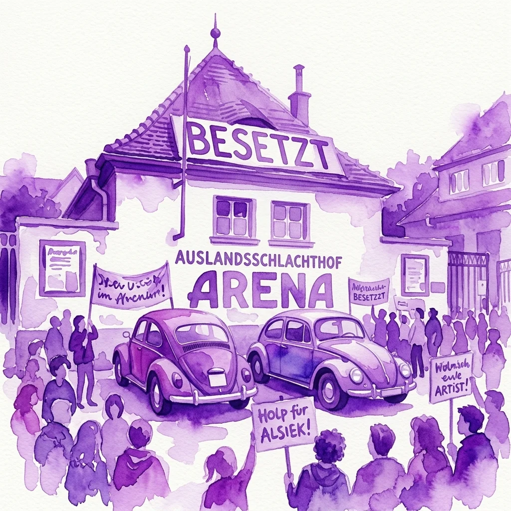 1976: De Bezetting van de Arena tentoonstellingsbeeld van House of Austrian History