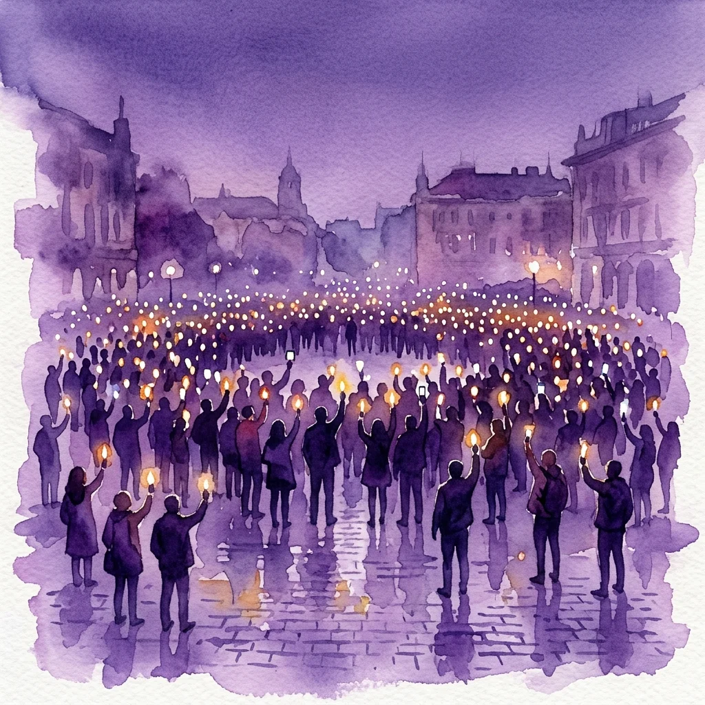 Grafika wystawy 'Lichtermeer' 1993: Symbol definiujący tożsamość w House of Austrian History