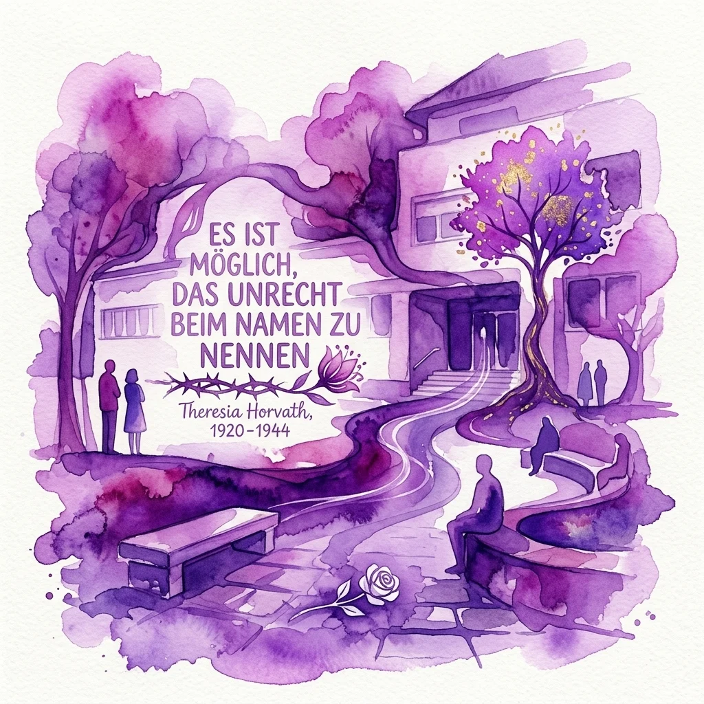 Memorial Site for Theresia Horvath exhibition visual from House of Austrian History