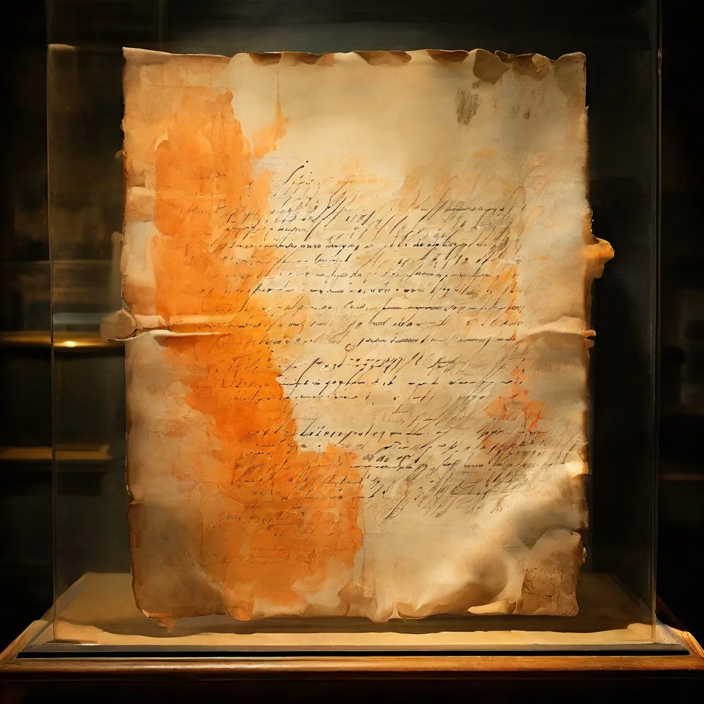 Una muestra de archivo con cartas históricas de Mozart en la International Mozarteum Foundation.