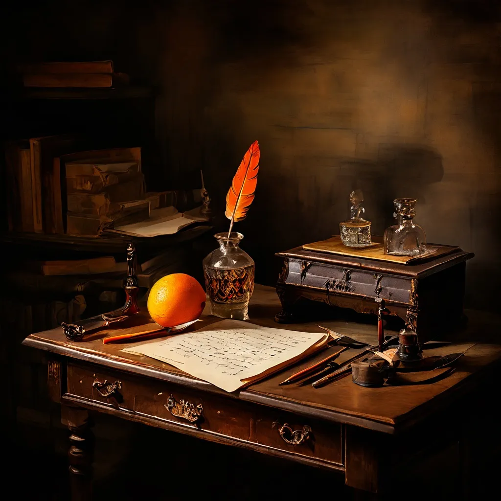 A historical quill pen and parchment paper representing a rare archival discovery at the International Mozarteum Foundation.