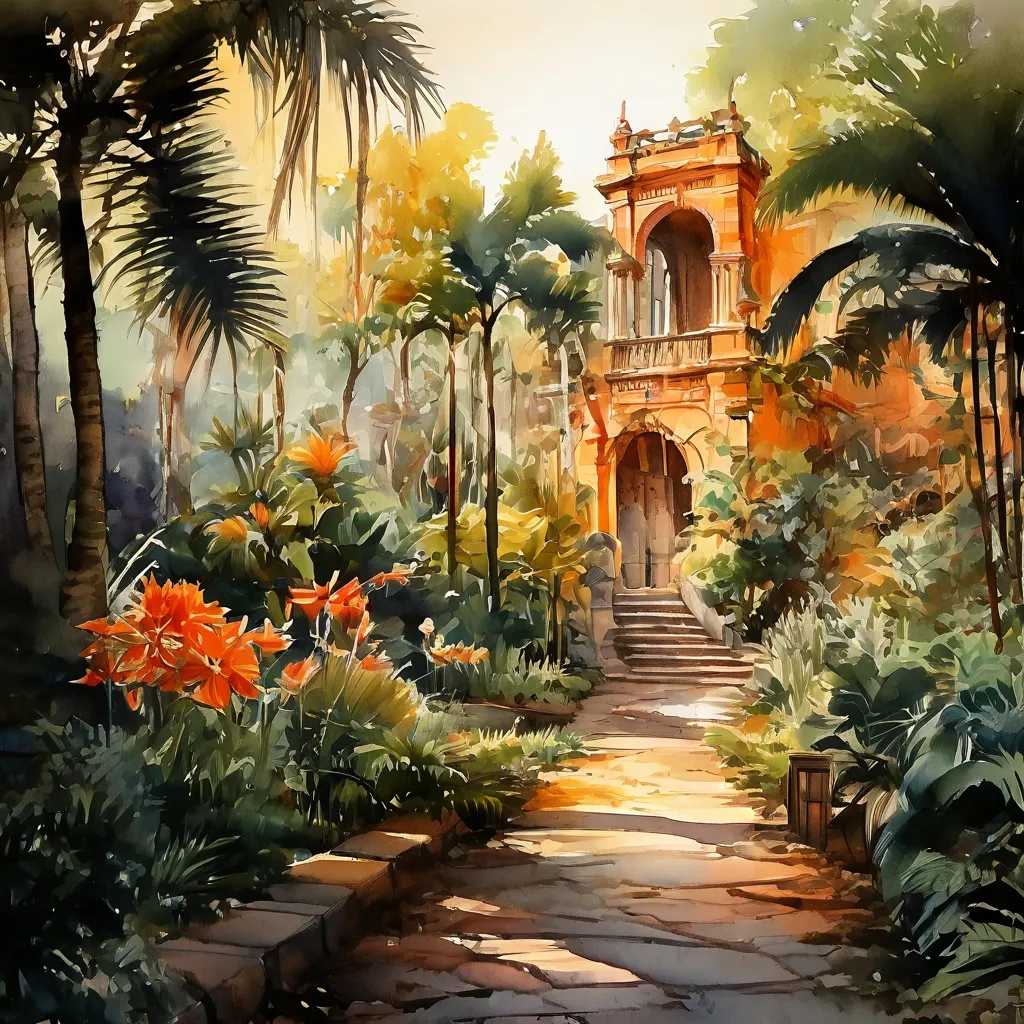 Letnie zwiedzanie teatralne w Jardín Botánico-Histórico La Concepción