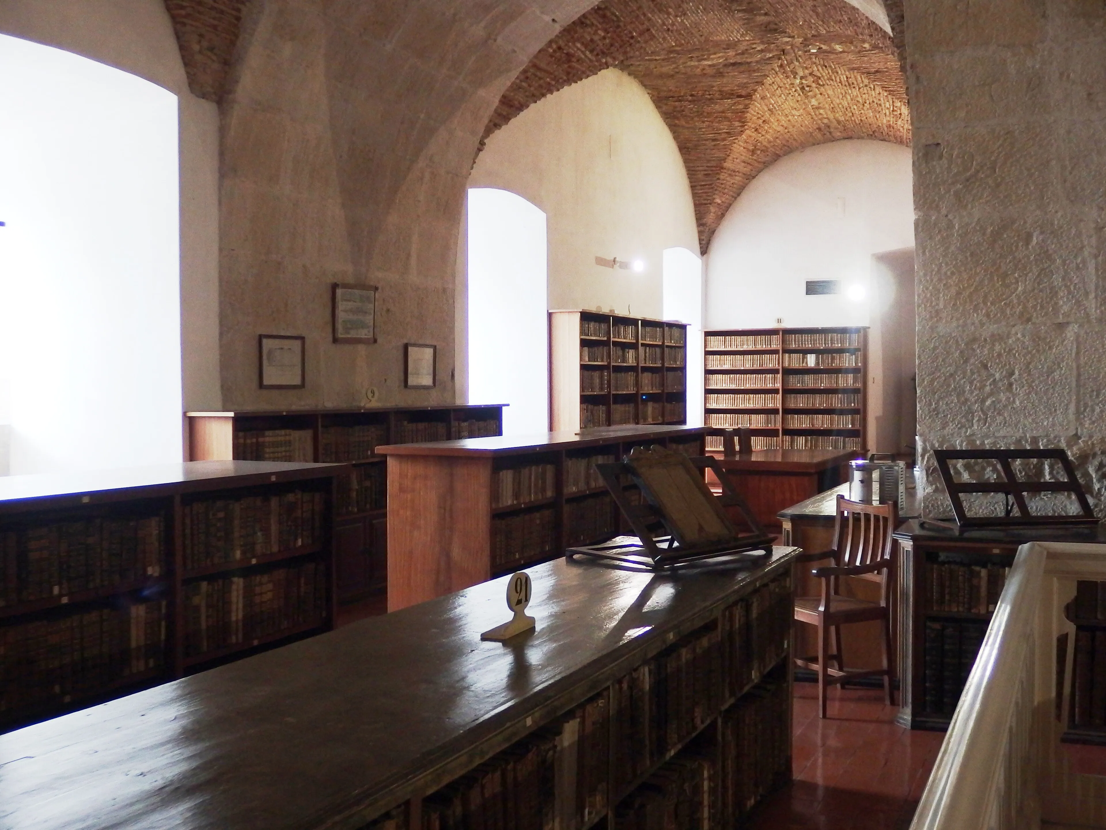 Representative view of Joanina Library in Coimbra.
