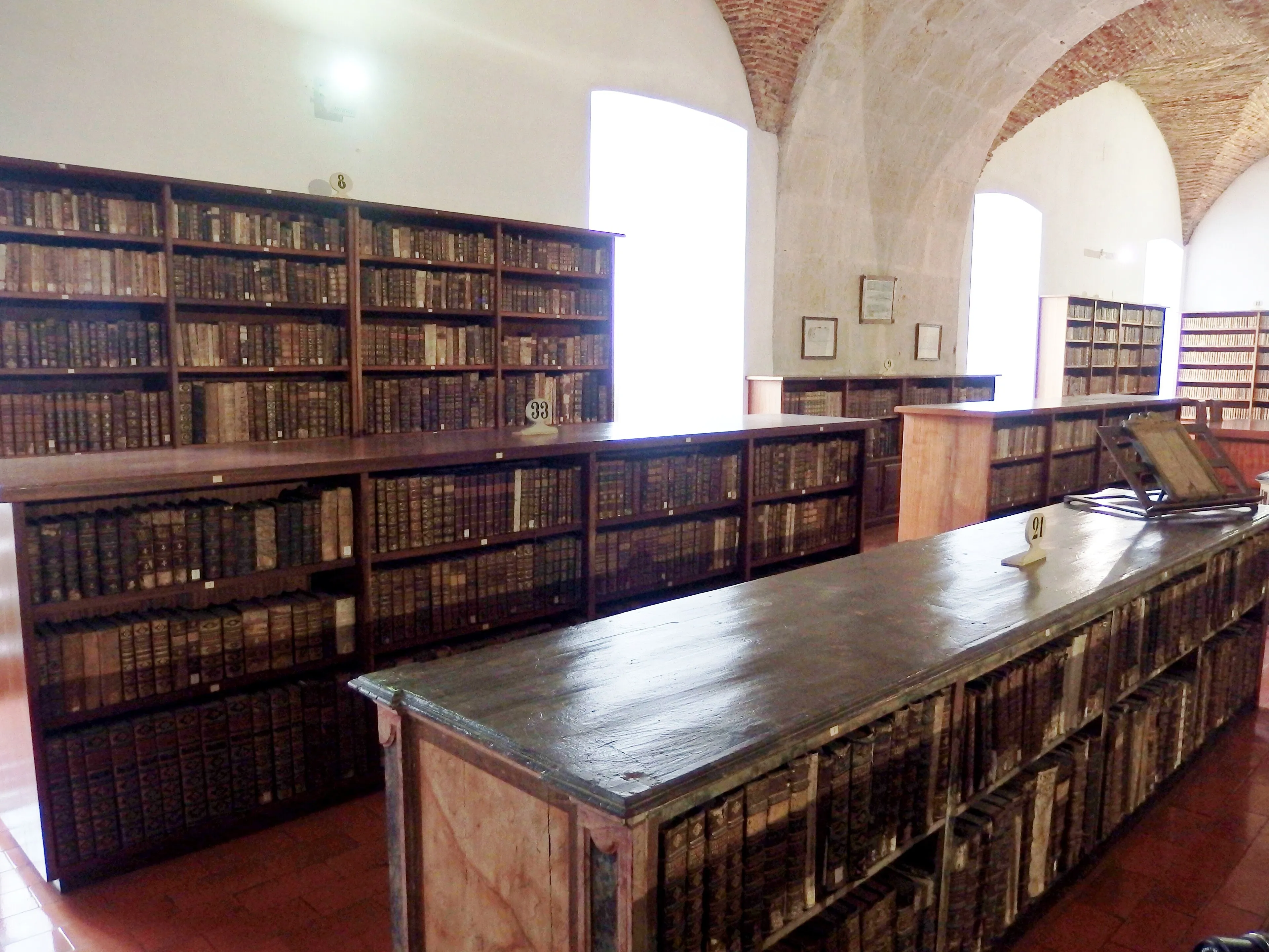 Representative view of Joanina Library in Coimbra.