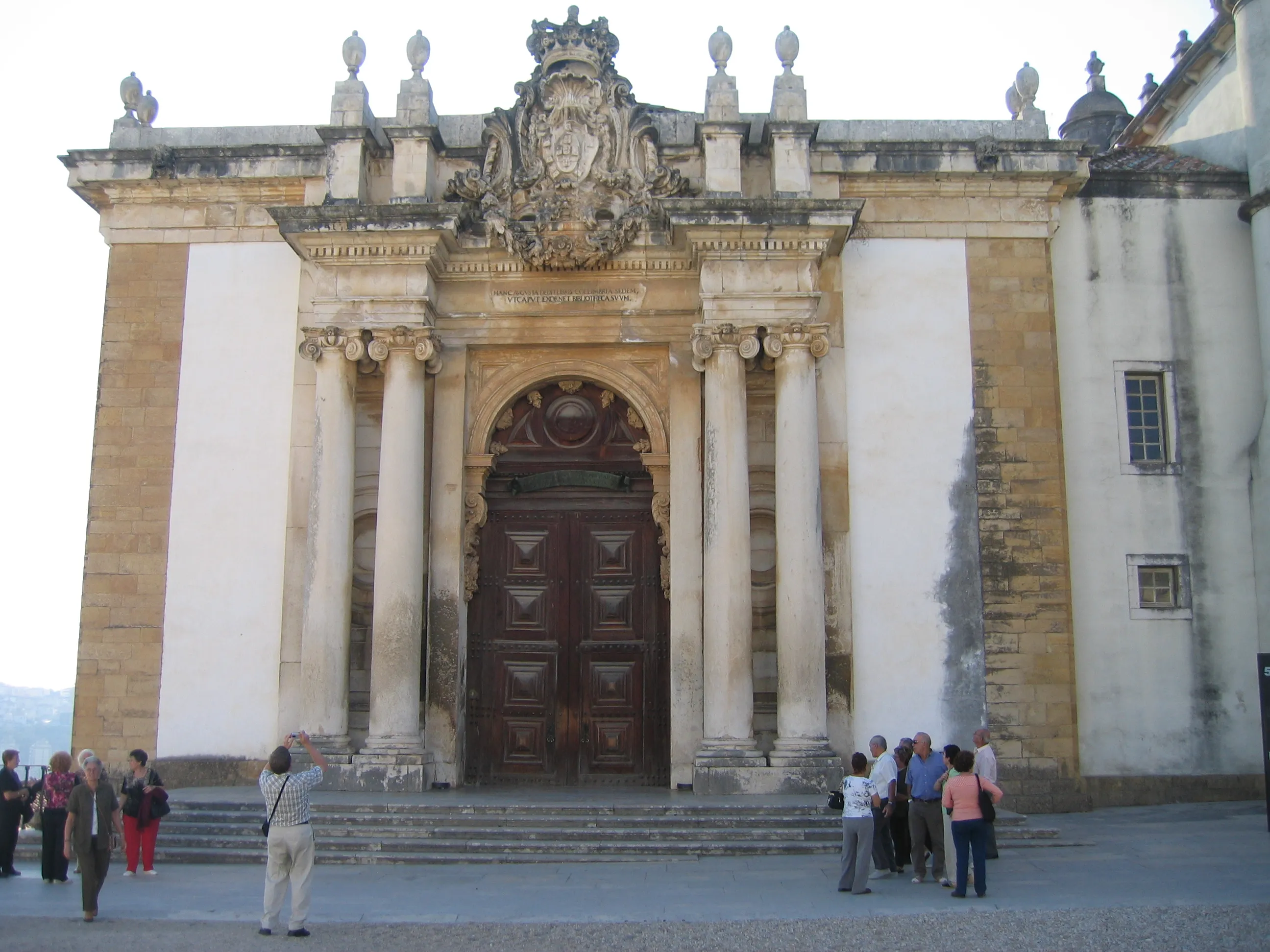 Representative view of Joanina Library in Coimbra.