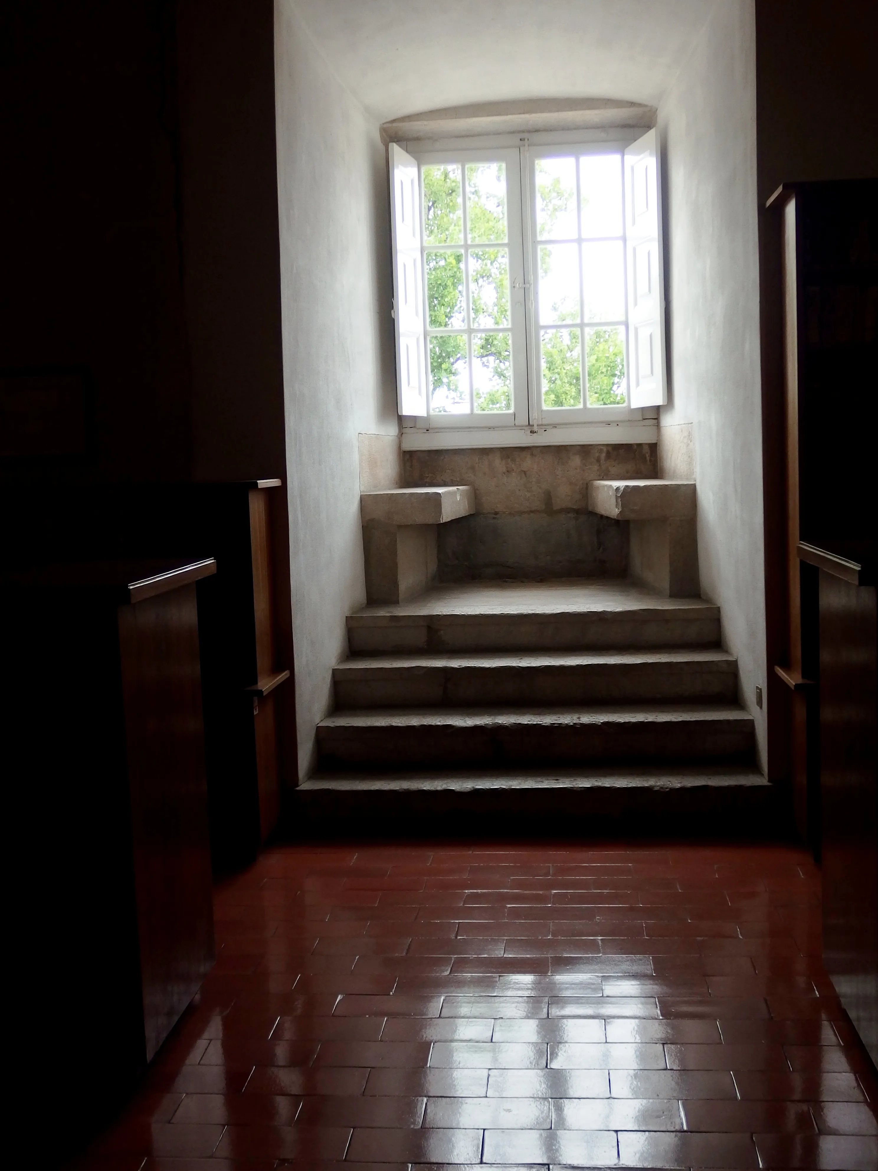 Representative view of Joanina Library in Coimbra.