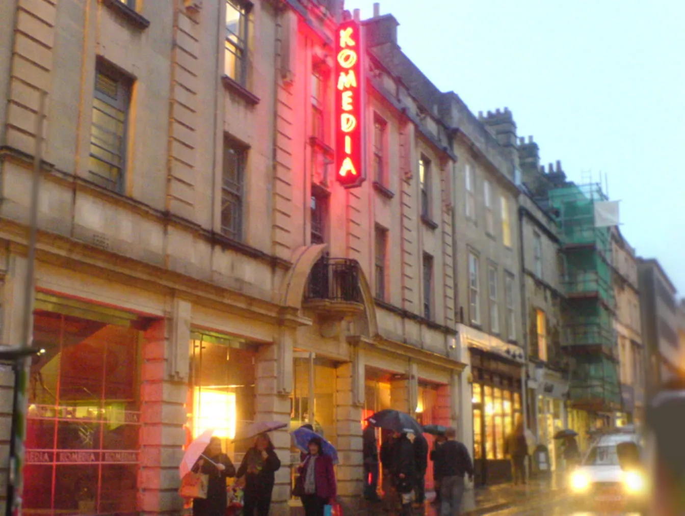 Vista representativa de Komedia Bath en Bath.