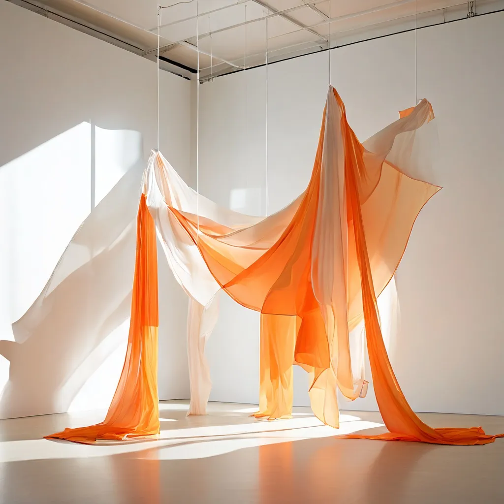 Una instalación de arte contemporáneo inmersiva en el Kunsthaus Baselland con esculturas blandas y estructuras textiles a gran escala.