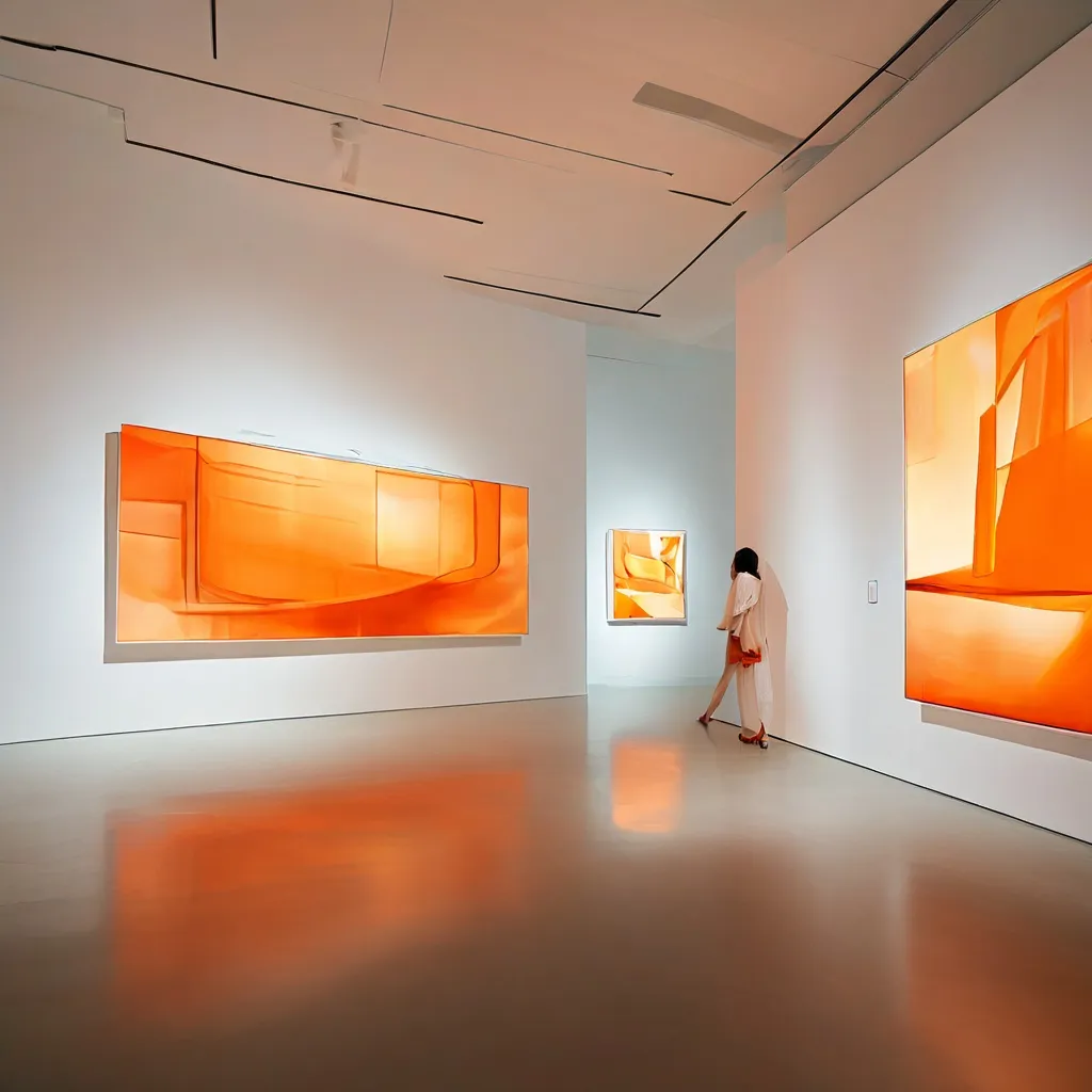 Installation view of the Anna Winteler exhibition at Kunsthaus Baselland, displaying video works in a gallery setting.