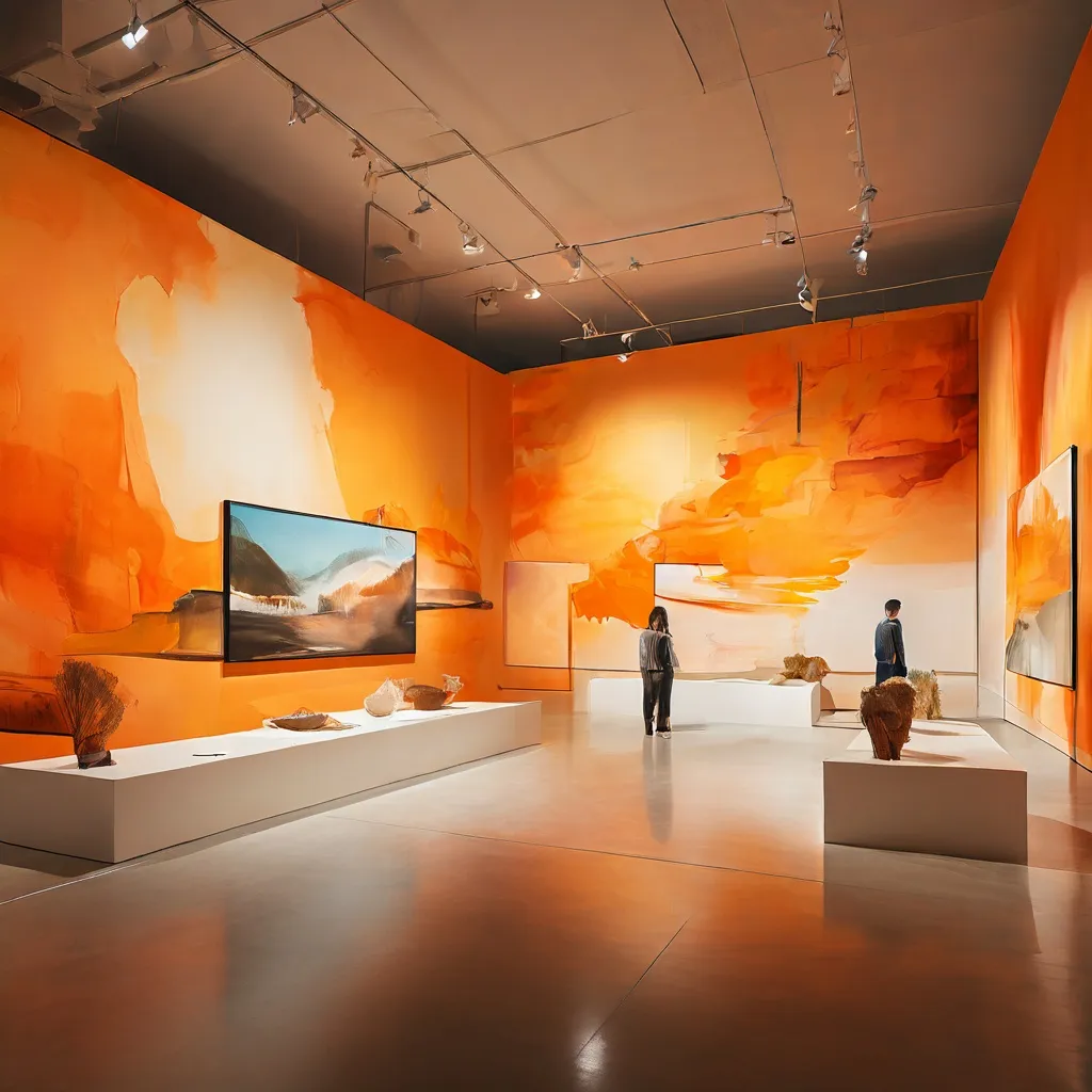 Installation view of the Places of Longing exhibition at Kunsthaus Baselland.