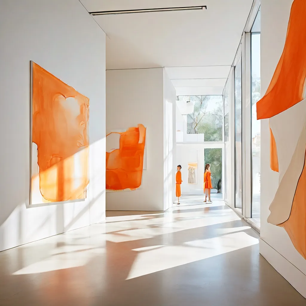 Widok instalacji na wystawie „Homes” w ramach Regionale 23, prezentującej prace z różnych mediów w Kunsthaus Baselland.