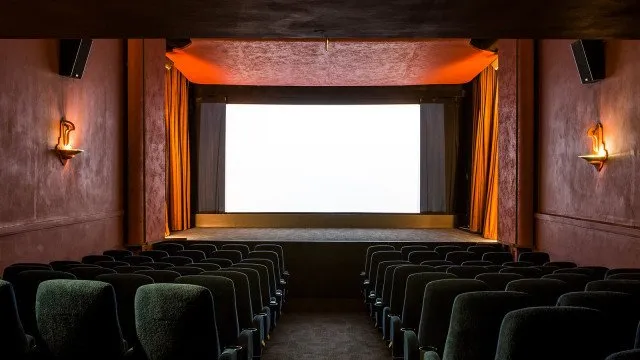 Vista interior del The Little Theatre Cinema en Bath.