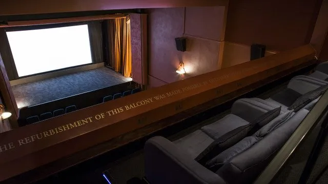 Vista interior de The Little Theatre Cinema en Bath.