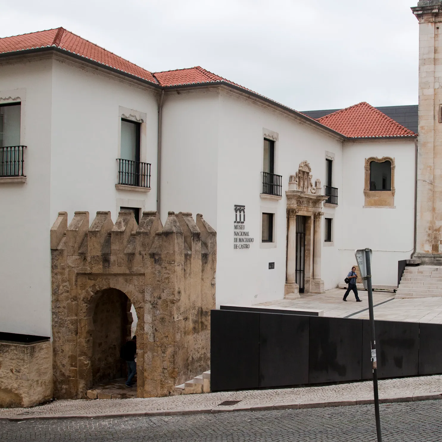 Representative view of Machado de Castro National Museum in Coimbra.