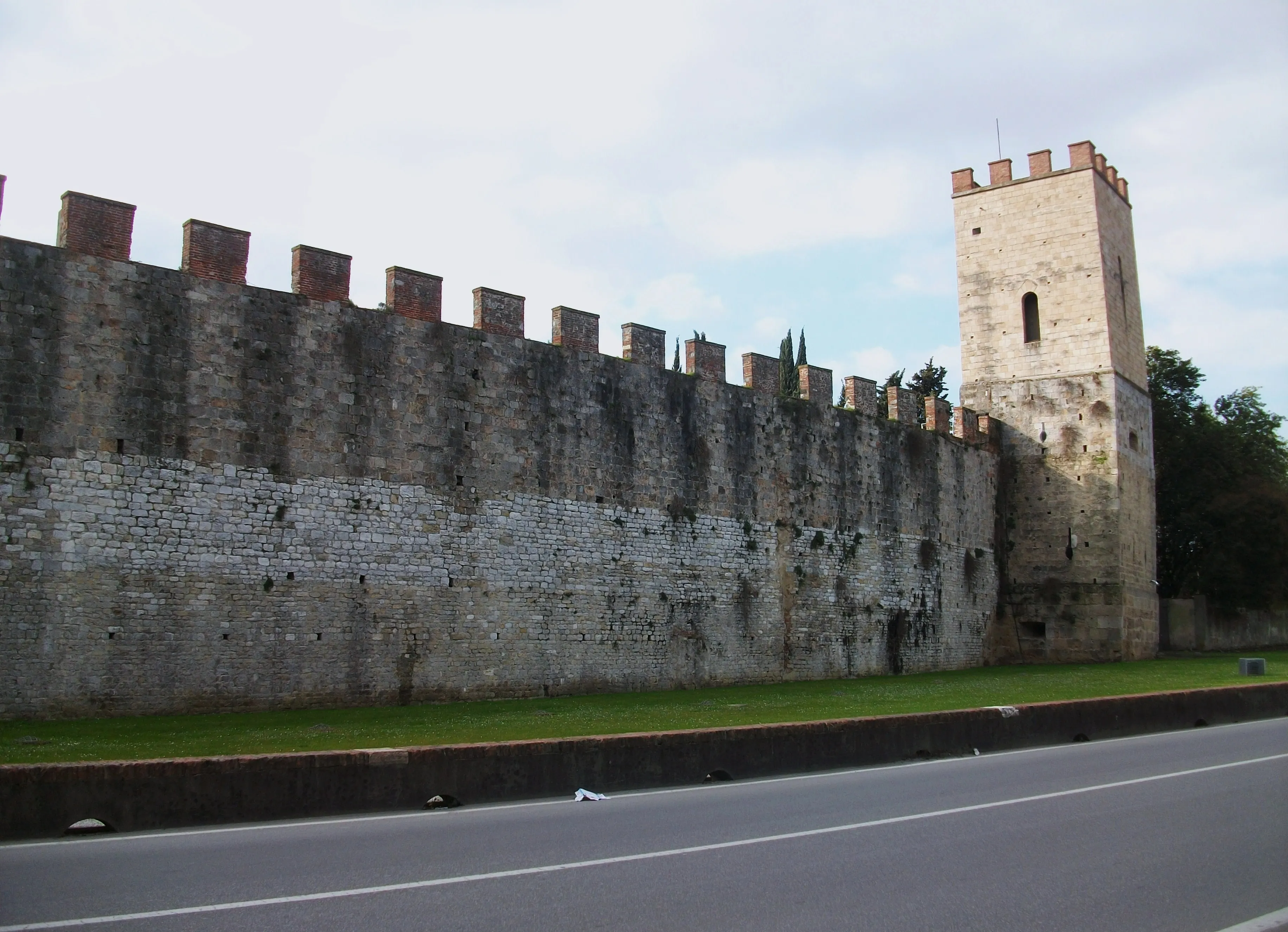 Representative view of Medieval Walls of Pisa in Pisa.