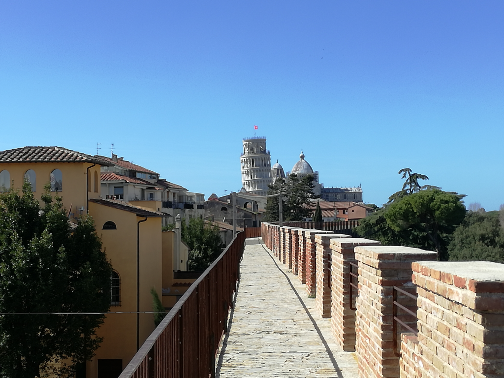 Representative view of Medieval Walls of Pisa in Pisa.