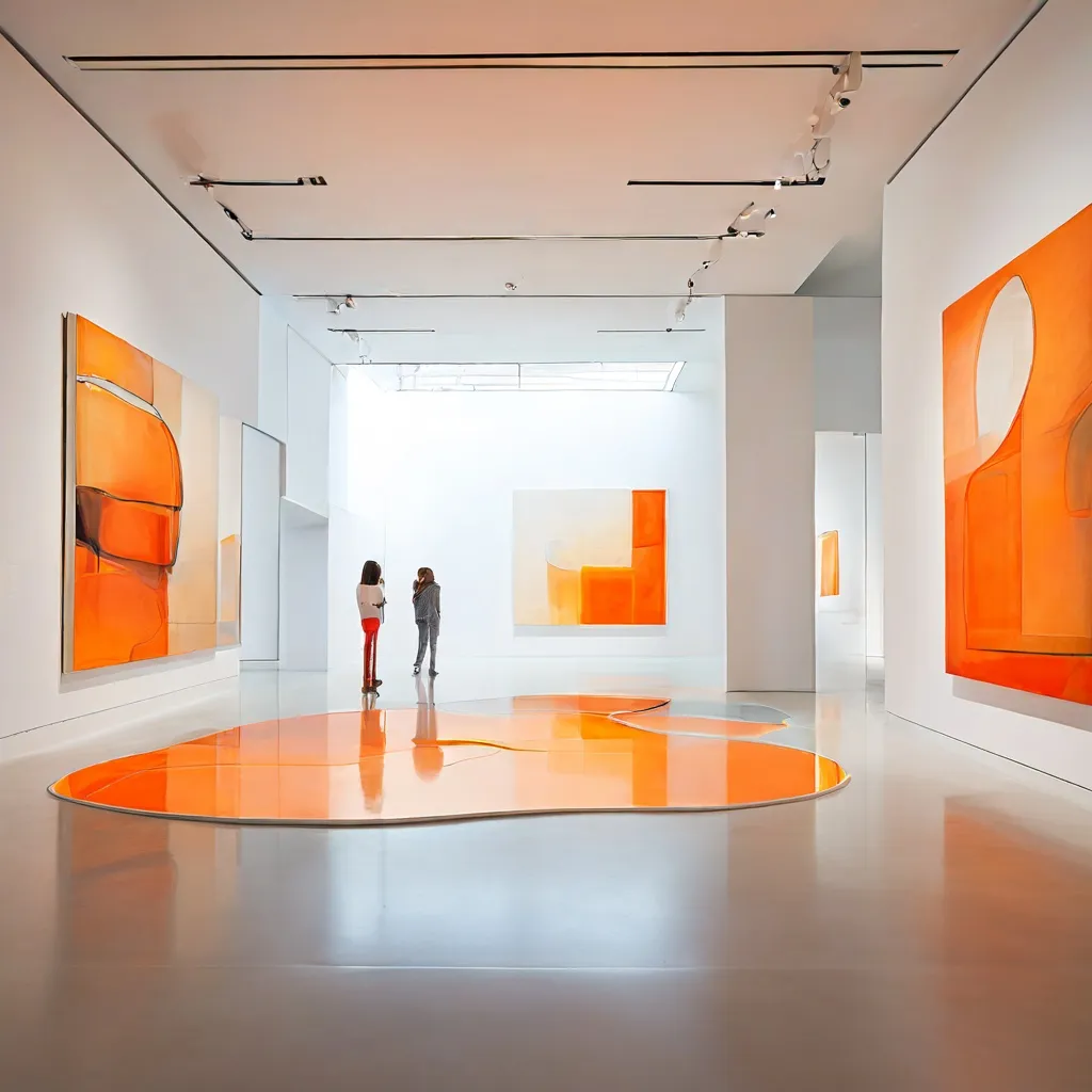 Tętniąca życiem i nowoczesna galeria w Moco Museum Amsterdam z ikonicznymi motywami sztuki.