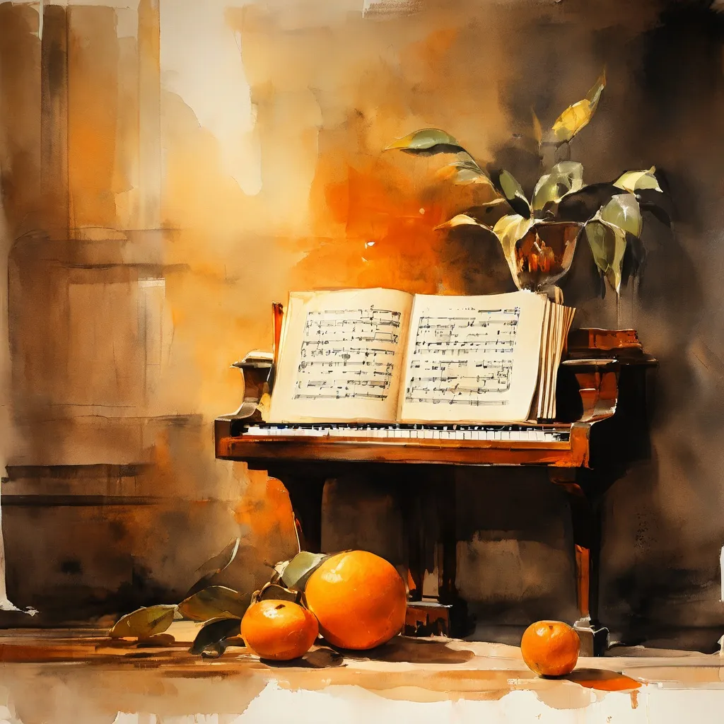 Een artistieke weergave van bladmuziek op een voetstuk, symbool voor het nieuwe onderzoek in het Geboortehuis van Mozart.