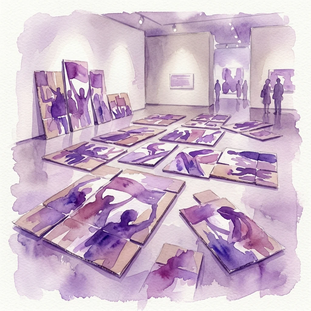 Exposición de arte Shattered Guernica en el Museo Casa Natal Picasso