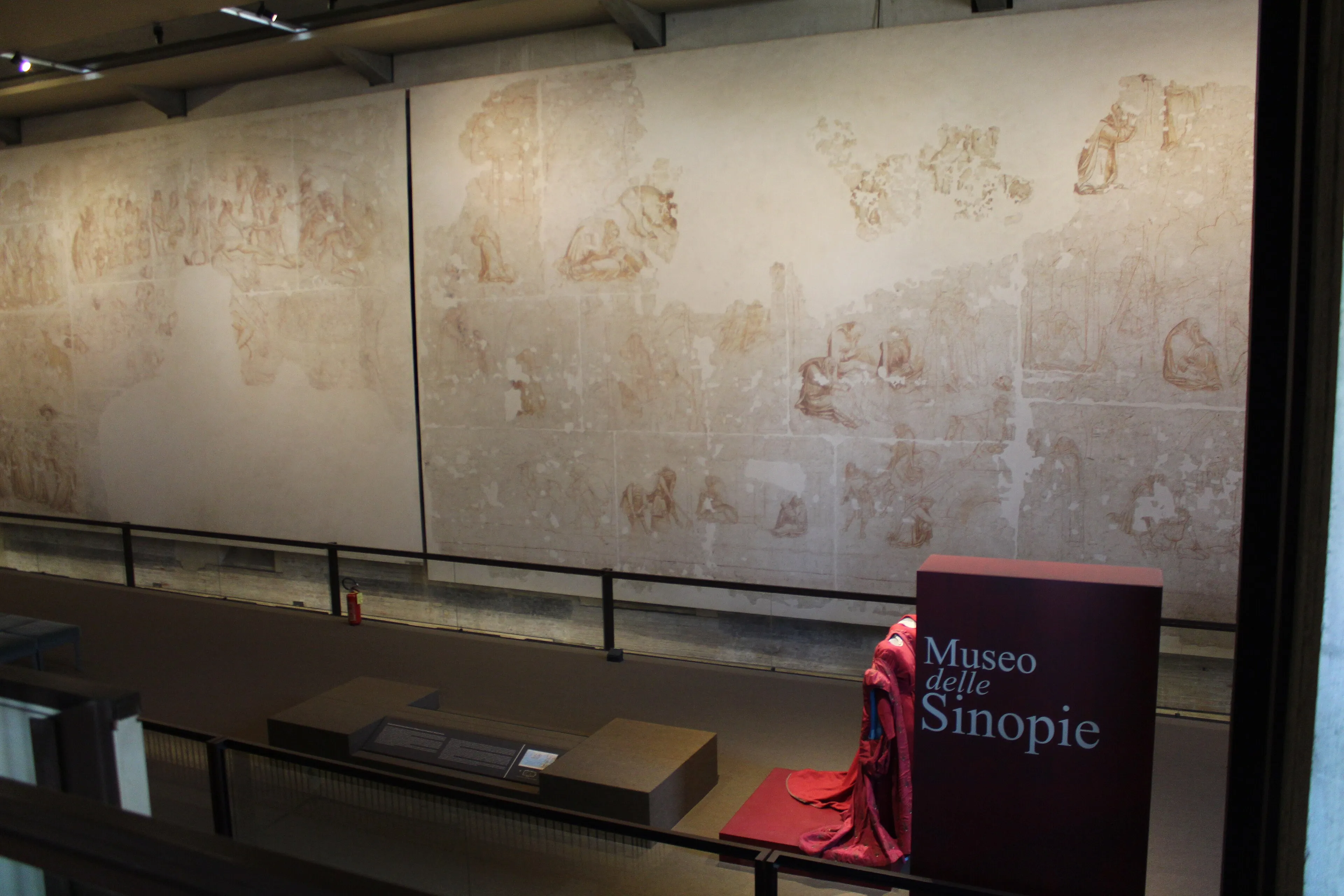 Vista representativa del Museo delle Sinopie en Pisa.