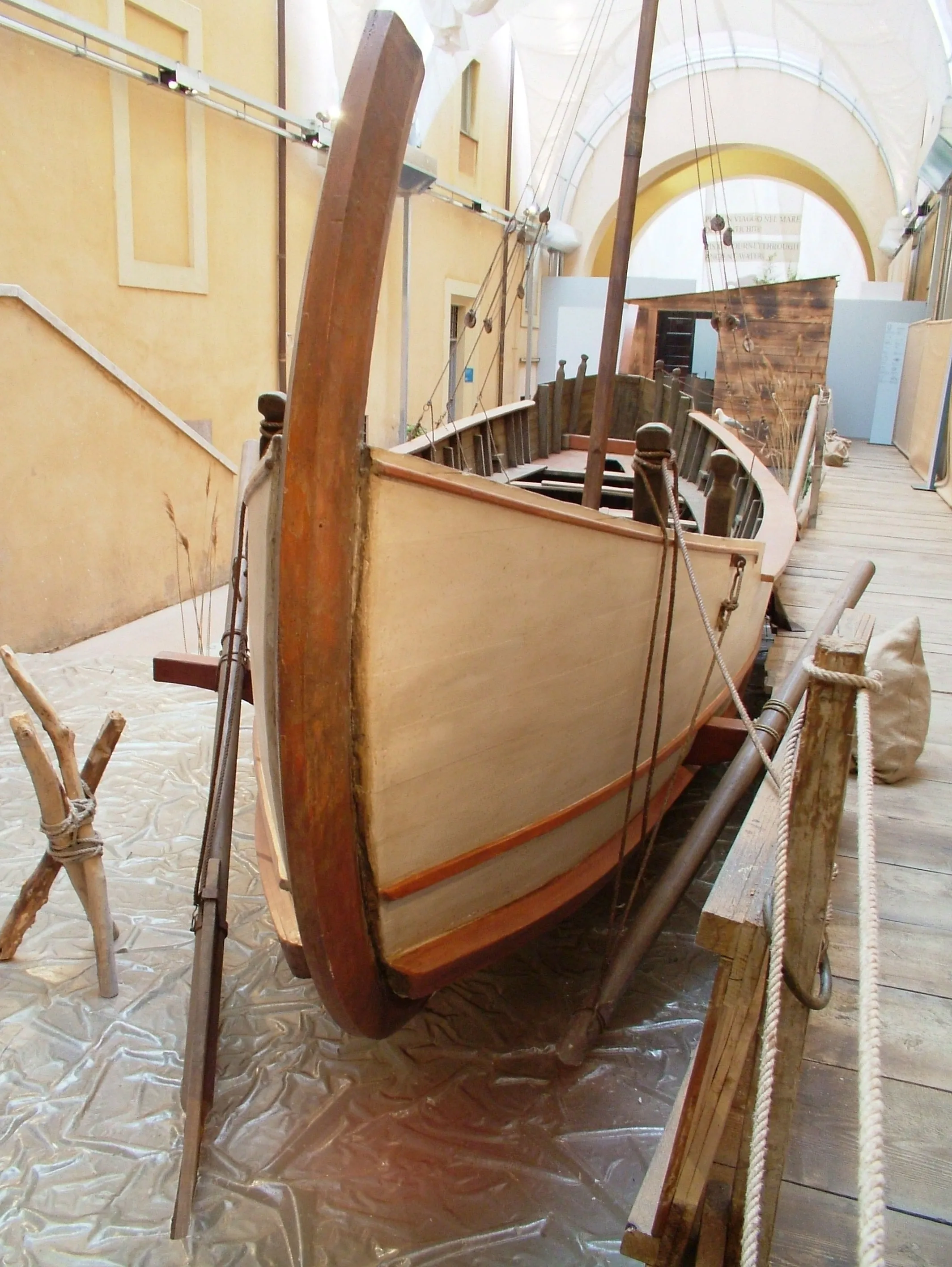 Representative view of Museum of Ancient Ships of Pisa in Pisa.