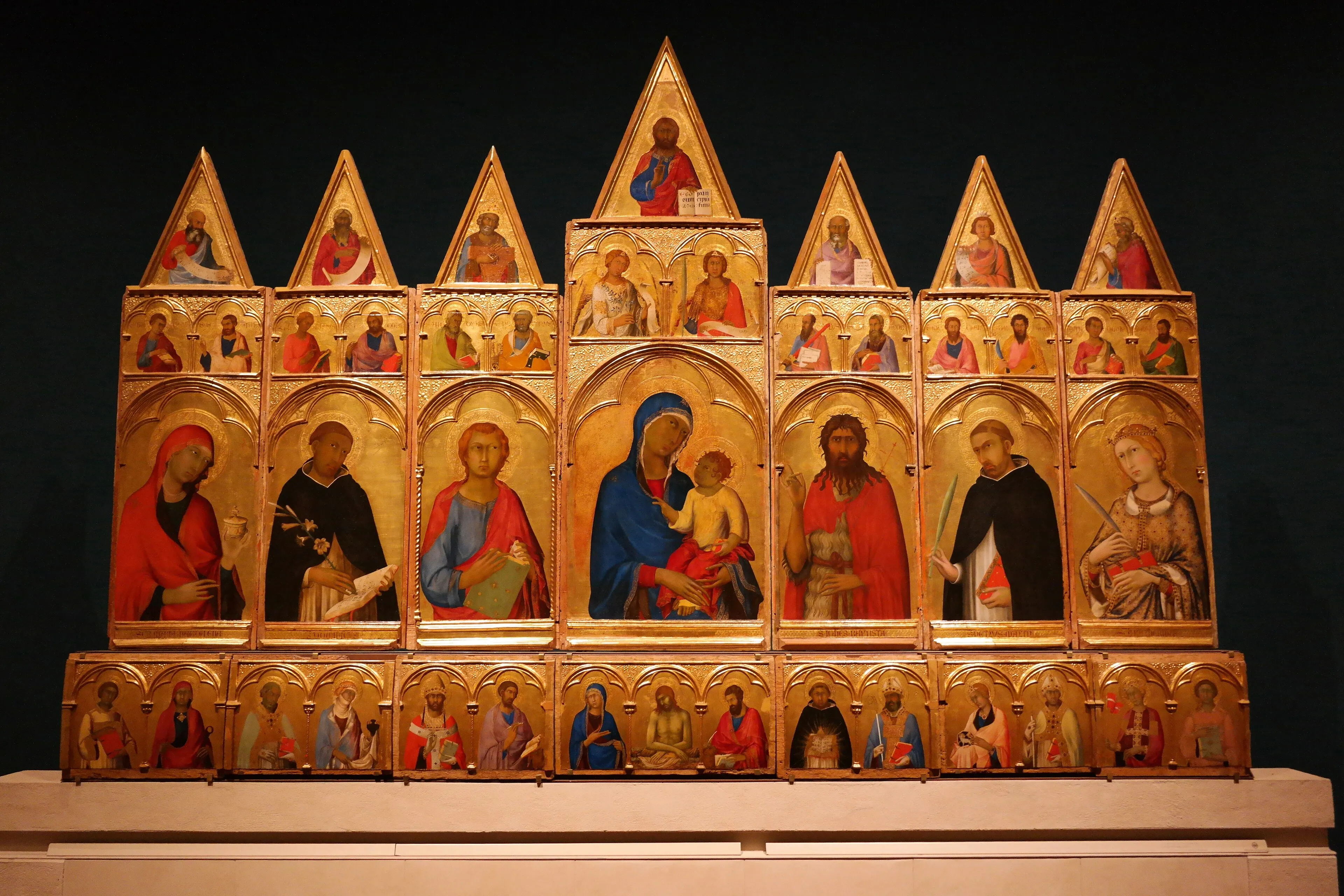 Representative view of National Museum of San Matteo in Pisa.