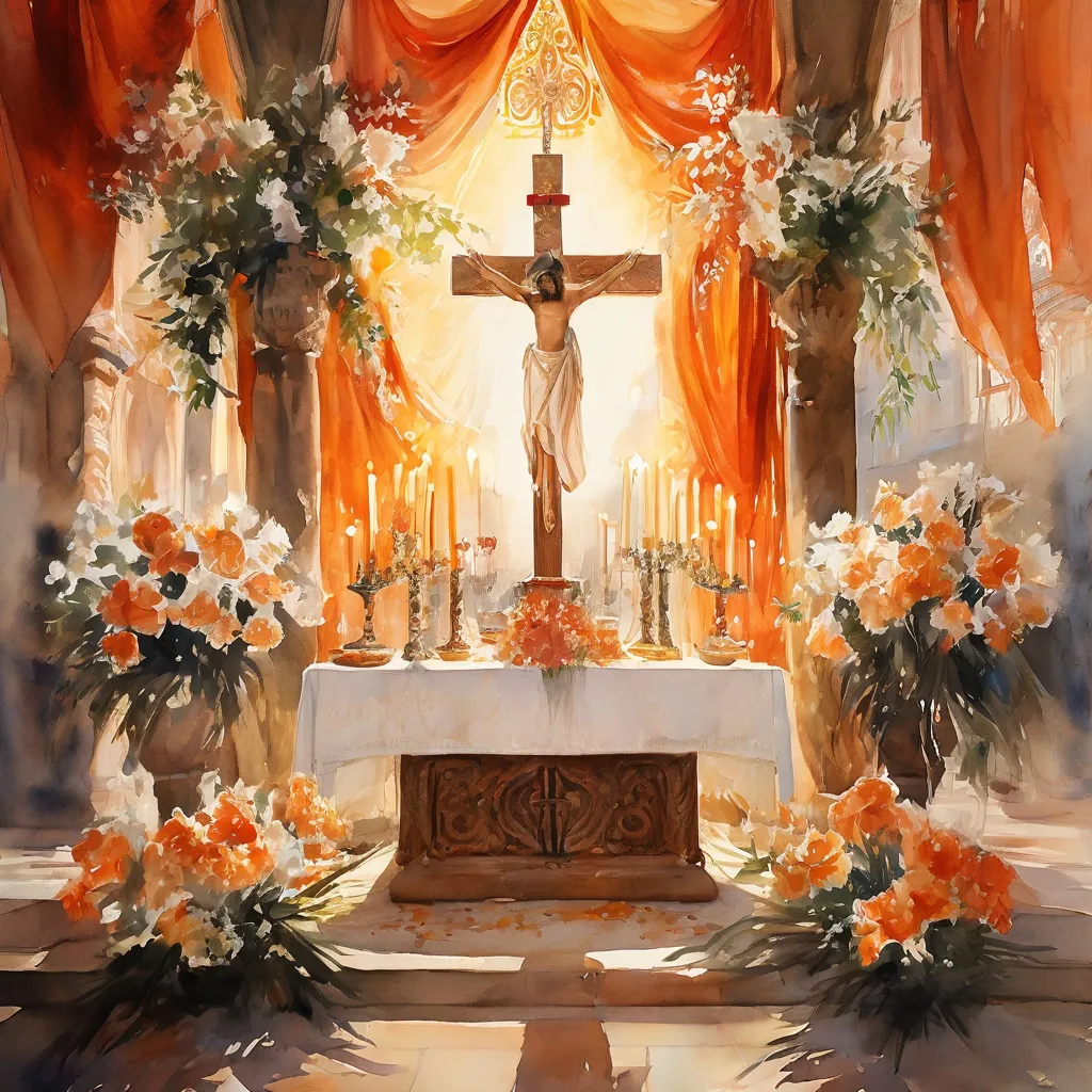Altar del Corpus Christi de la Agrupación de Cofradías en Málaga