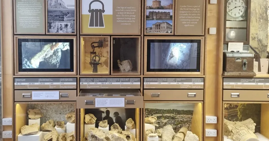 Vista representativa del Museum of Bath Stone en Bath.