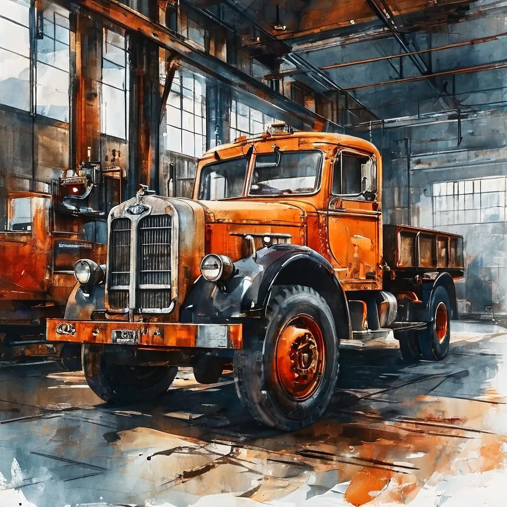 Renowacja zabytkowego dźwigu samochodowego Mack 75 w Electrische Museumtramlijn