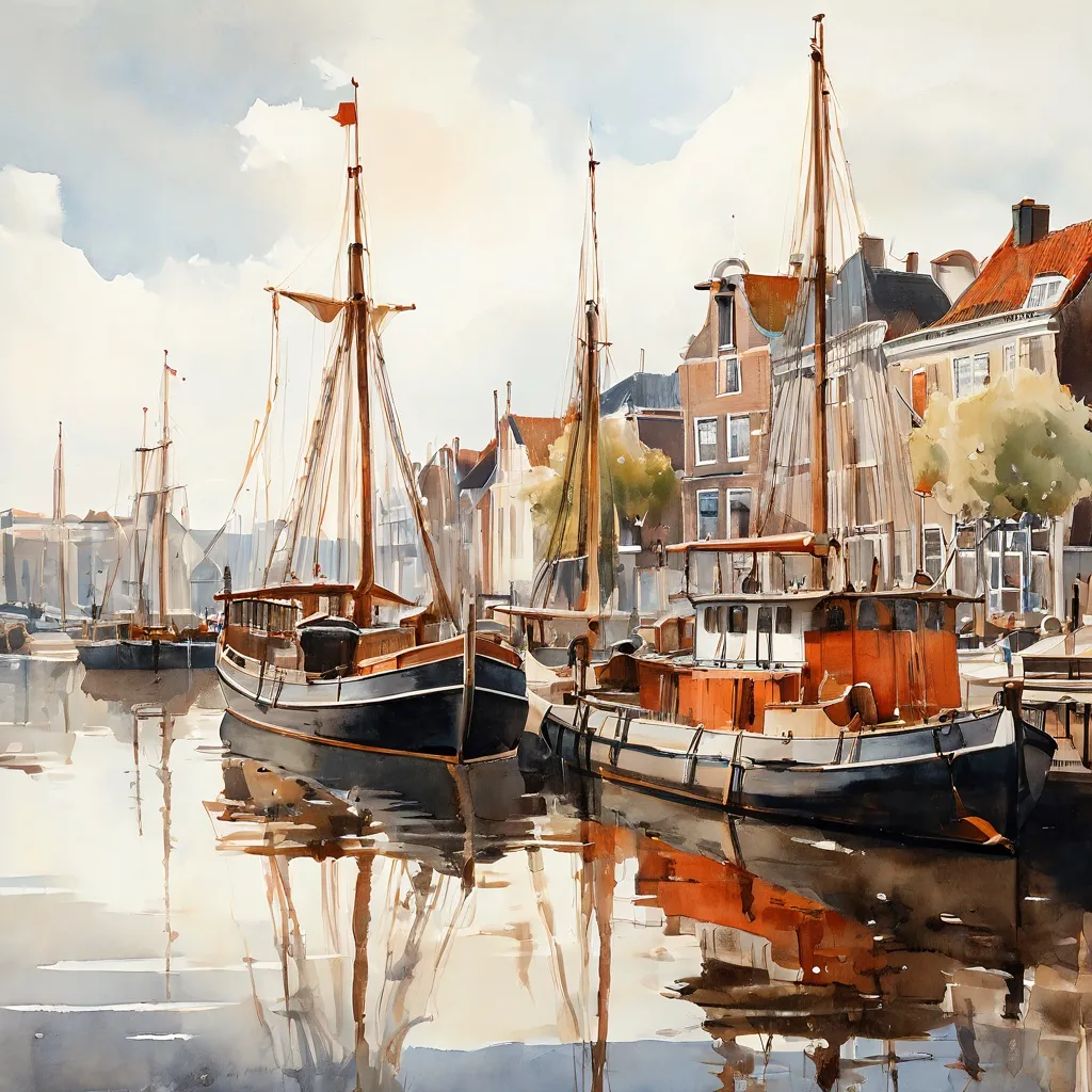 Odkryj historyczne statki śródlądowe i historie audio w Museumhaven Amsterdam