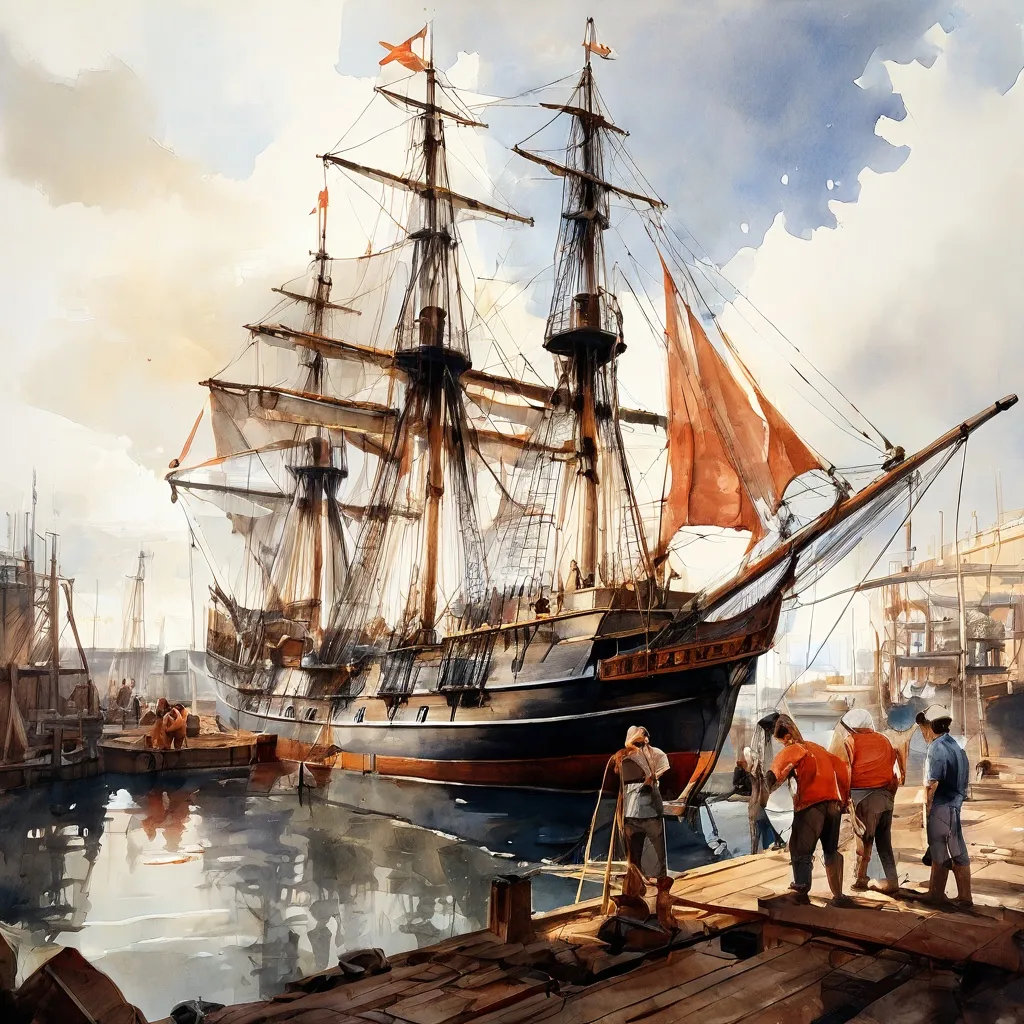 East Indiaman Ship Temporarily Closed for Bowsprit Maintenance at the National Maritime Museum
