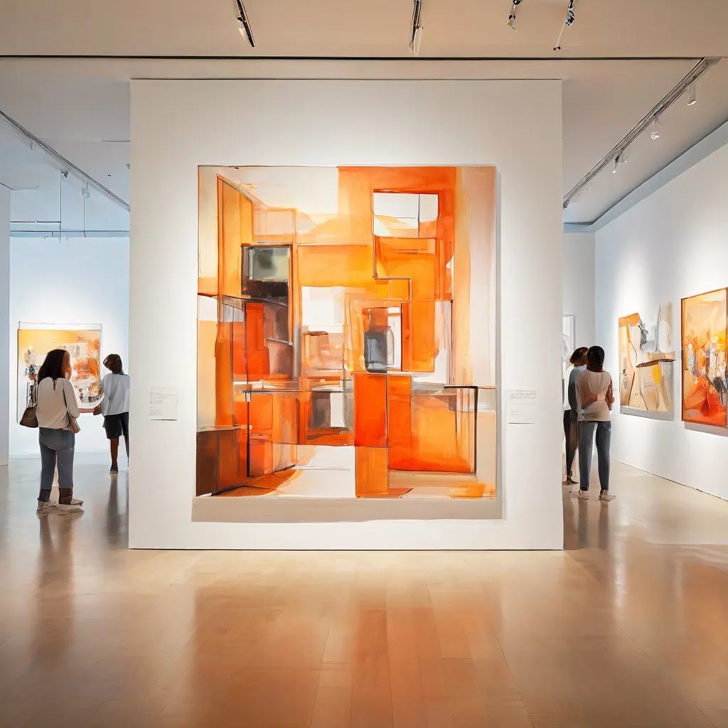 Installatieoverzicht van hedendaagse kunst bij de tentoonstelling in het Aargauer Kunsthaus.