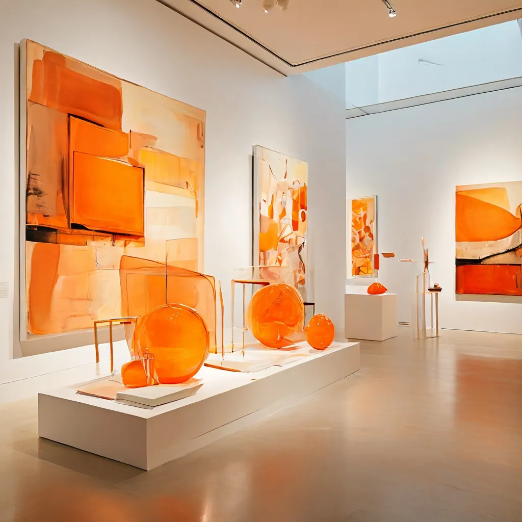 Hedendaagse kunstwerken in een professionele galerie-setting voor het nieuwsbericht van Nicolas Krupp Gallery.