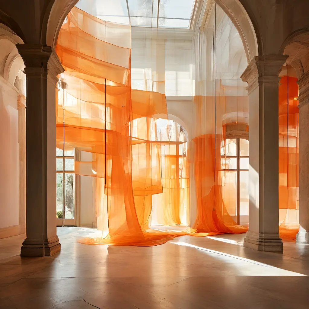 Wielkoskalowa instalacja rzeźbiarska autorstwa Liesl Raff przekształcająca wnętrze Kunstverein Braunschweig.