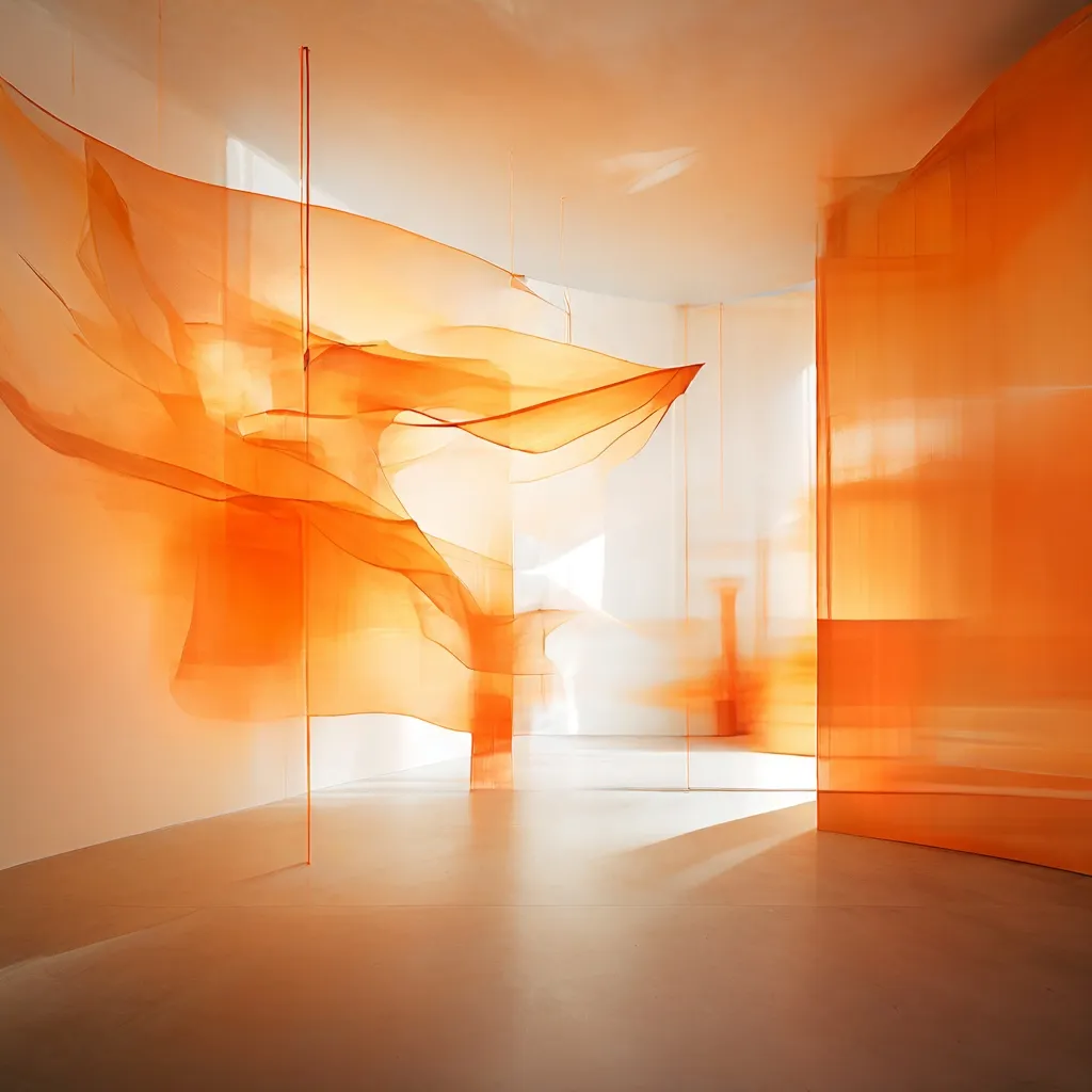 Instalación de arte contemporáneo en la exposición de TOKAS Hongo con la obra de Monica Studer y Christoph van den Berg.