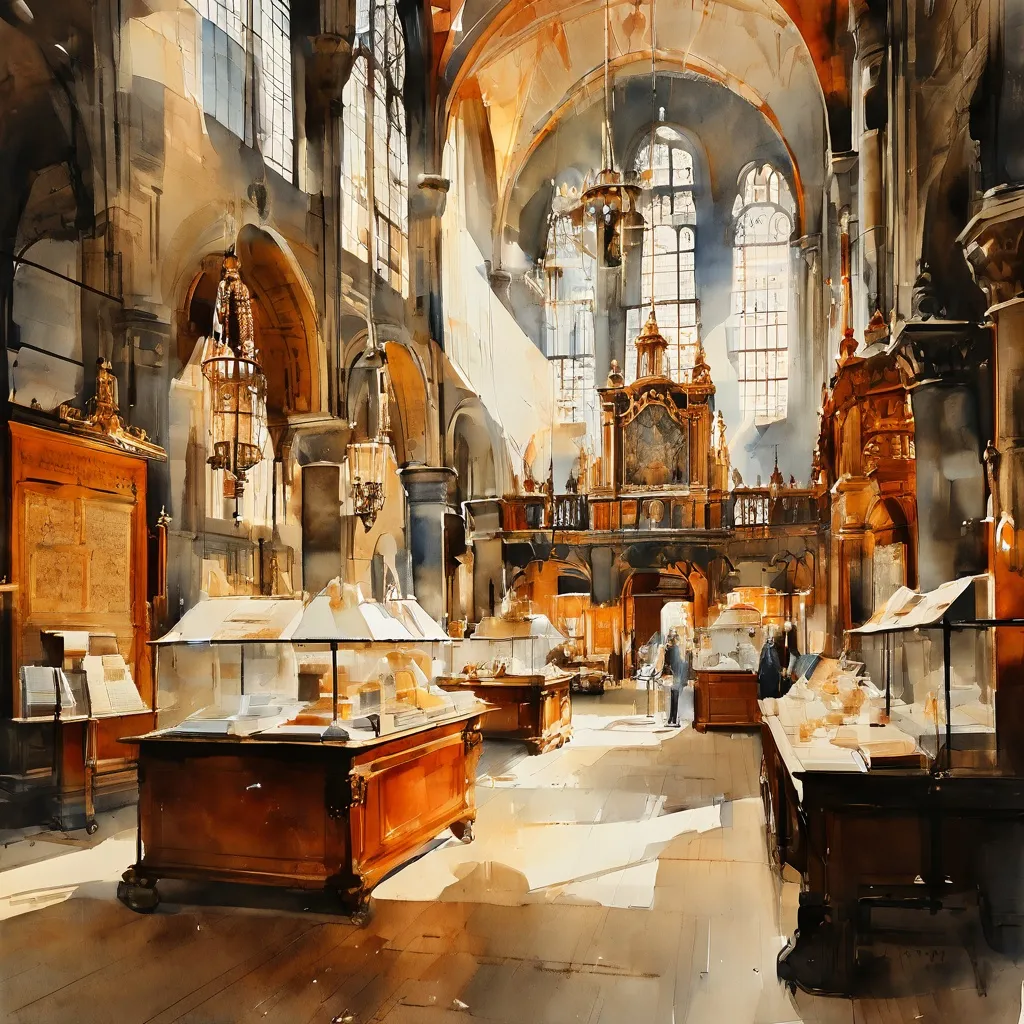 Tentoonstelling over het Eeuwfeest van Koningin Juliana in de Nieuwe Kerk Amsterdam
