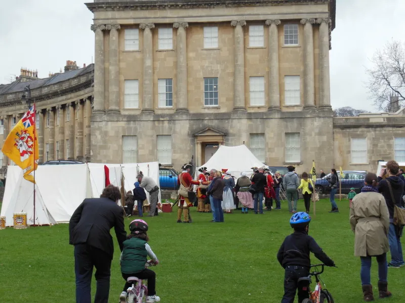 Vista representativa de No. 1 Royal Crescent en Bath.