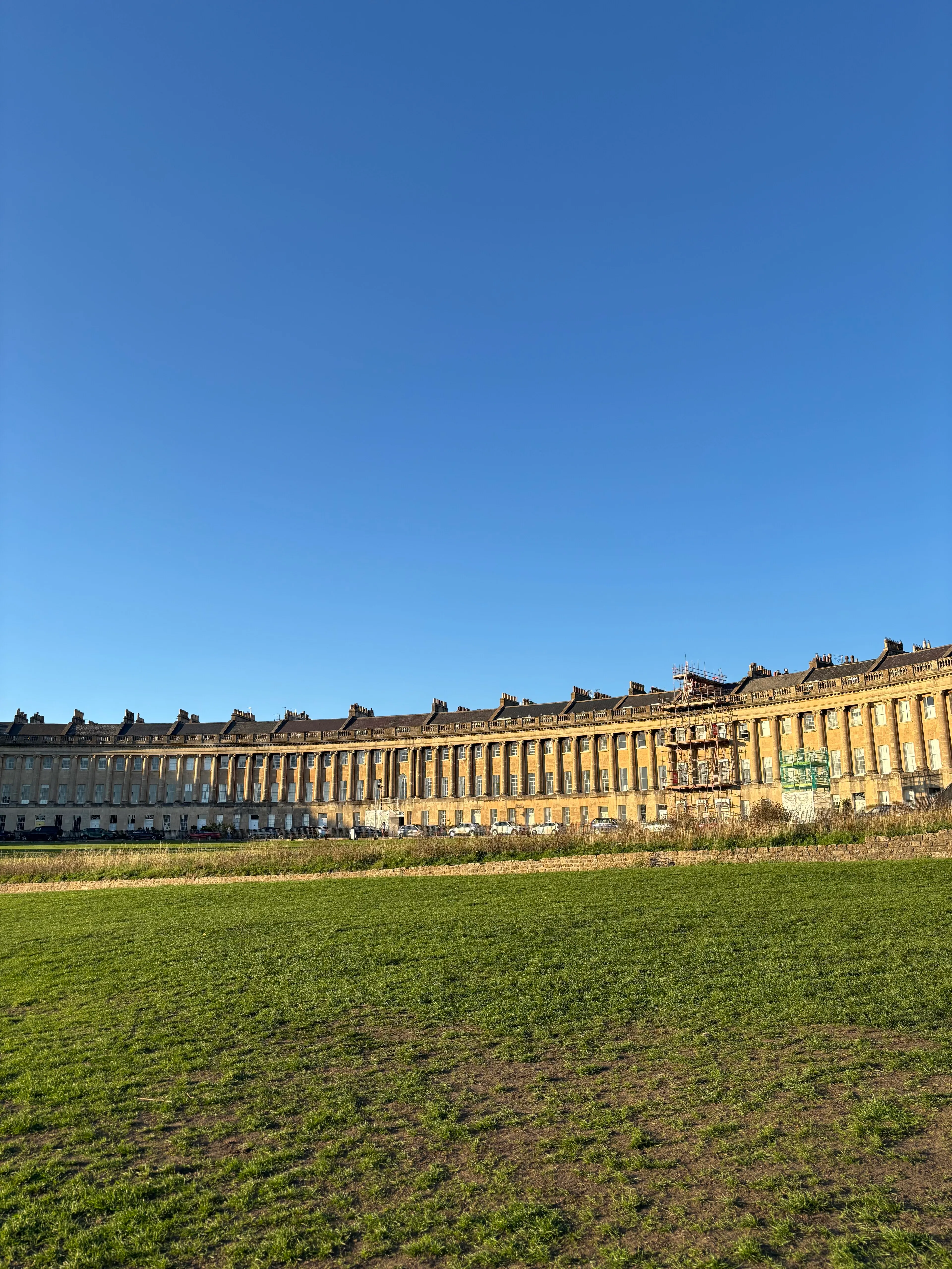 Representative view of No. 1 Royal Crescent in Bath.