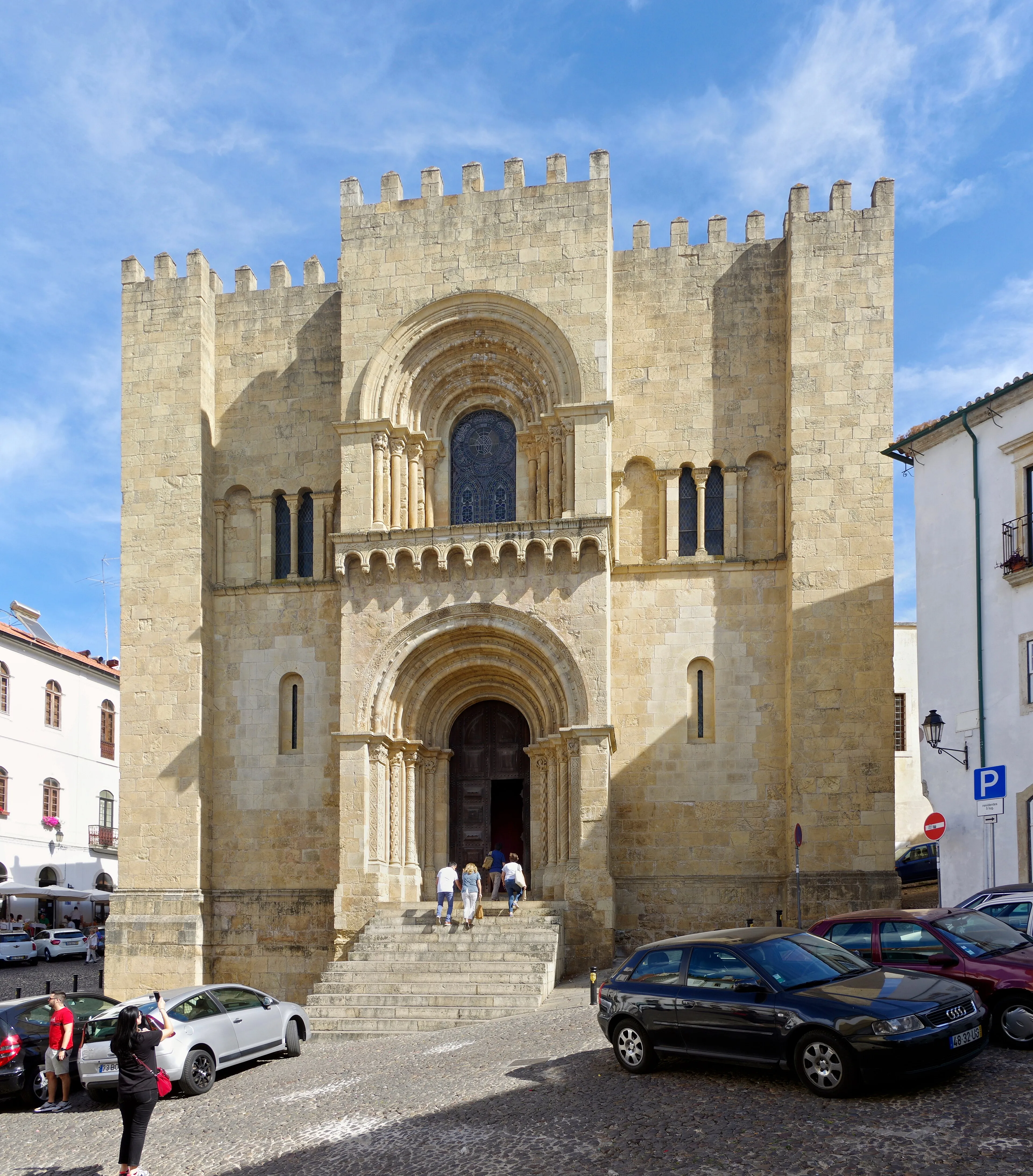 Representative view of Old Cathedral of Coimbra in Coimbra.