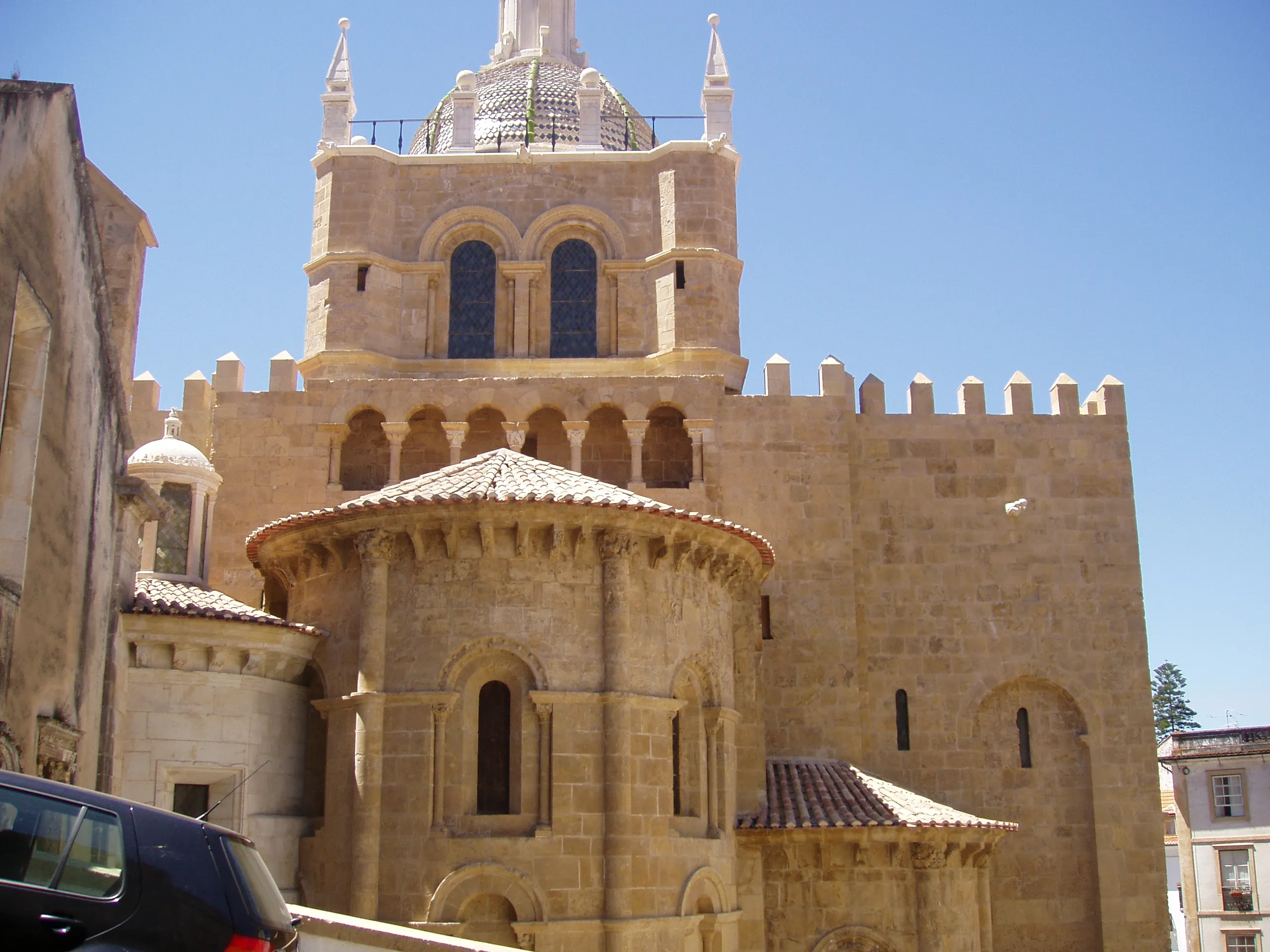 Representative view of Old Cathedral of Coimbra in Coimbra.