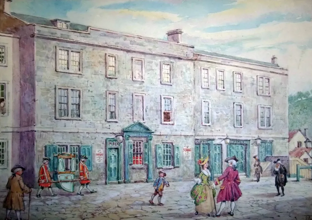 Vista exterior de The Old Theatre Royal en Bath.