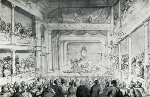 Vista representativa de The Old Theatre Royal en Bath.